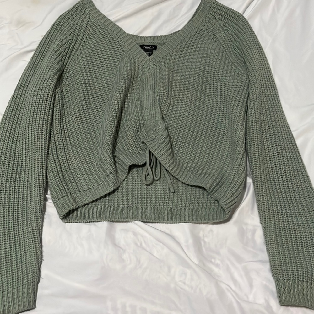 Sweater from rue 21. Color : mint green Size: M